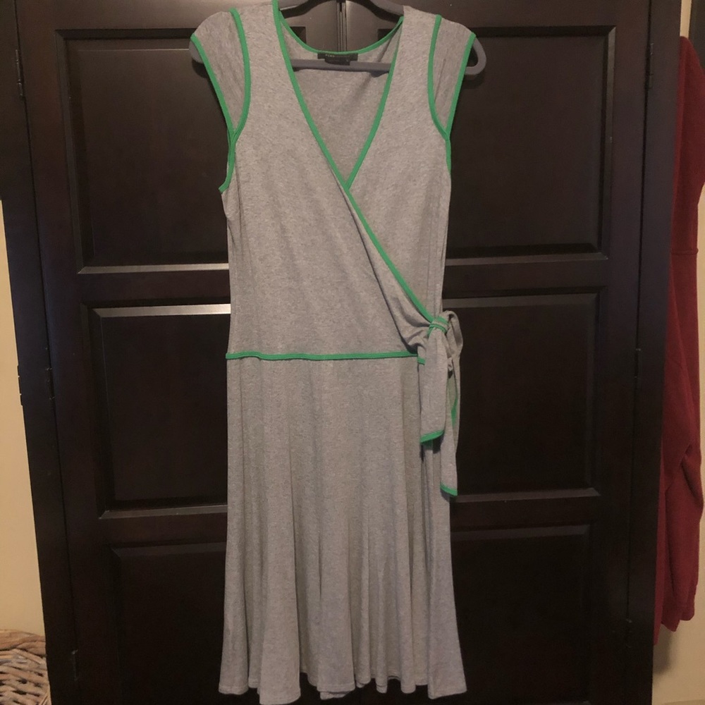 BCBG Maxazria faux wrap dress